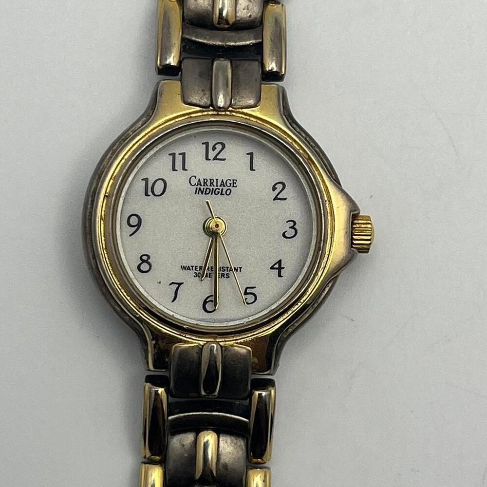 Vintage carriage by timex watch
